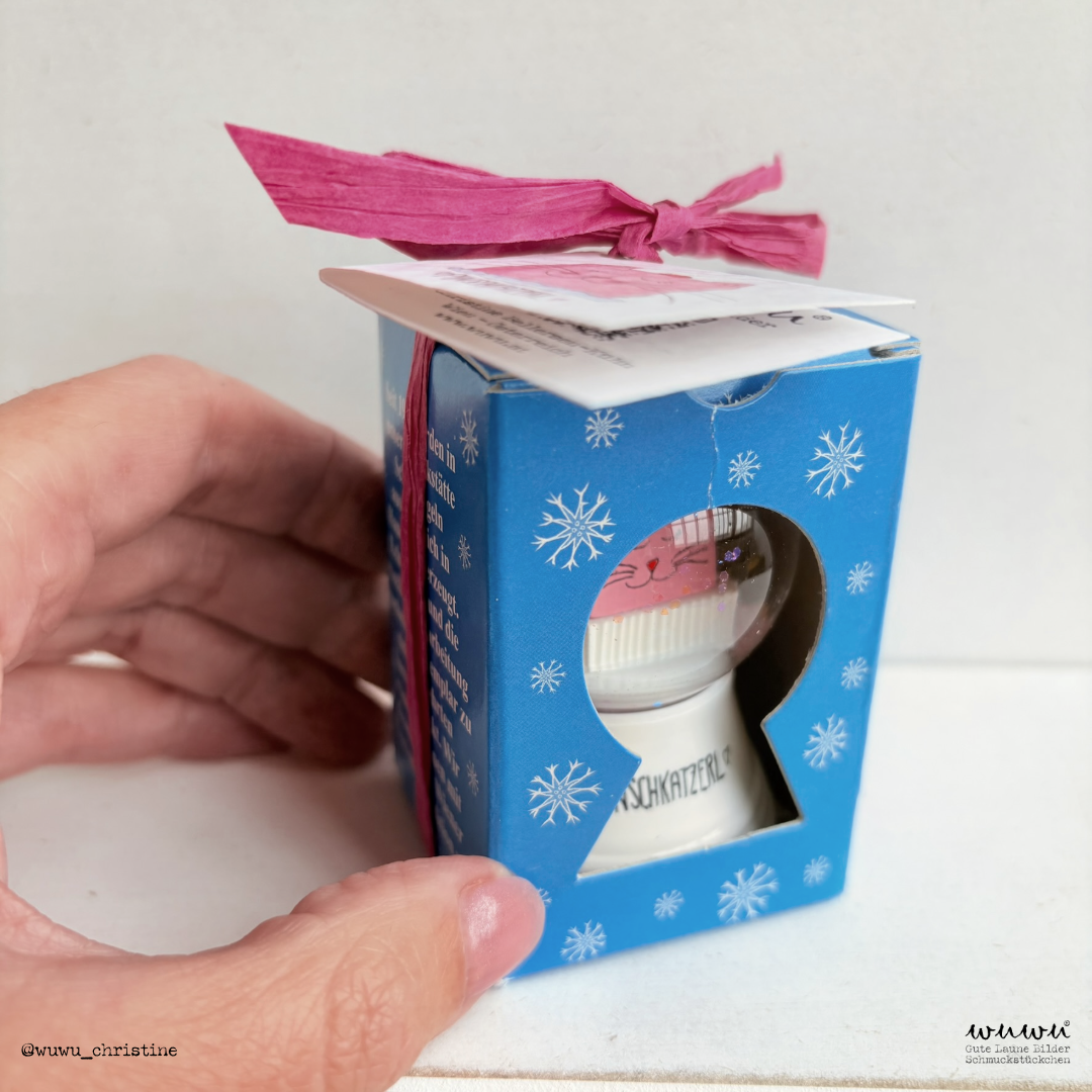 Punschkatzerl Schneekugel