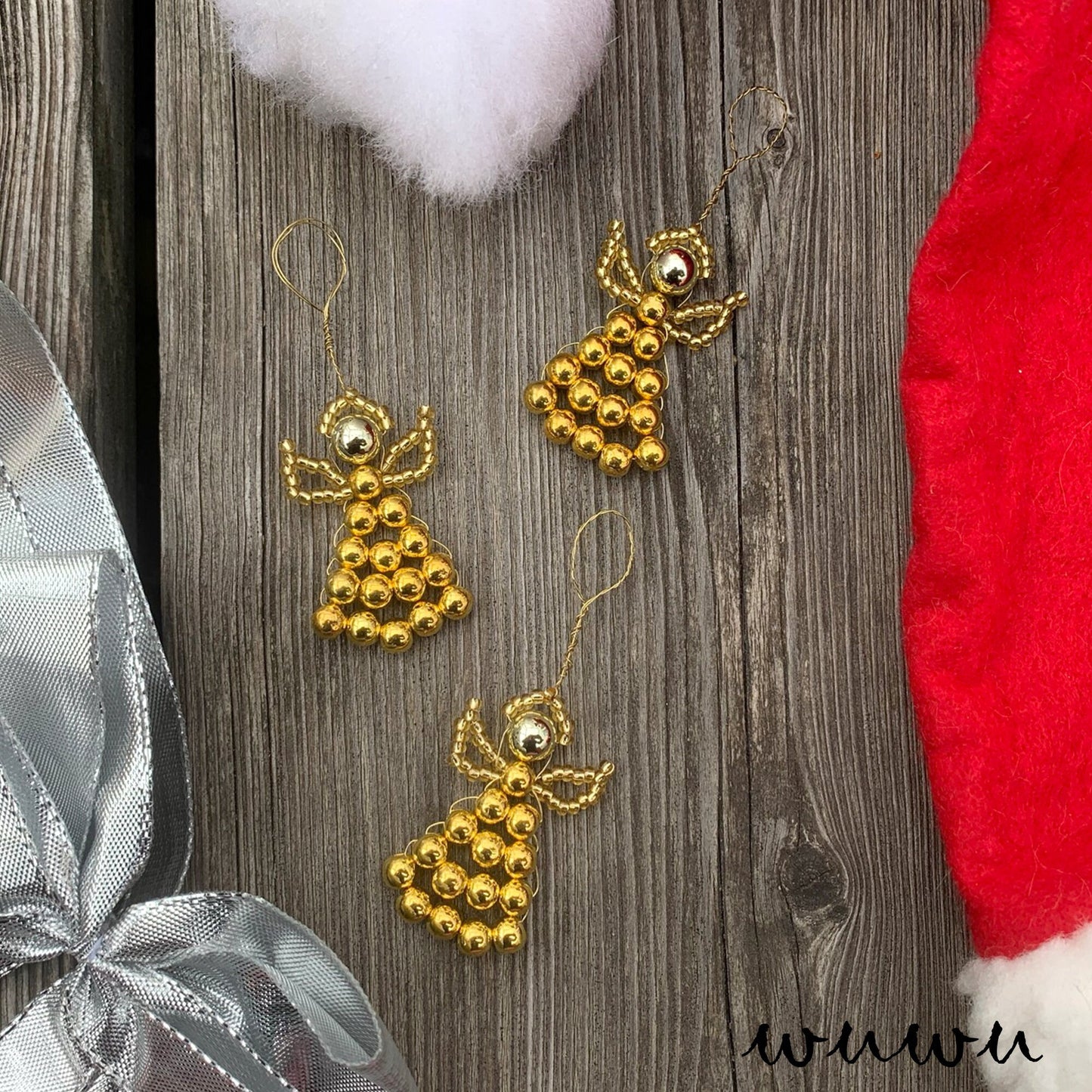 Engerl / 3 Stk. / kleiner Christbaumschmuck/ Paketanhänger / Weihnachten / wuwu