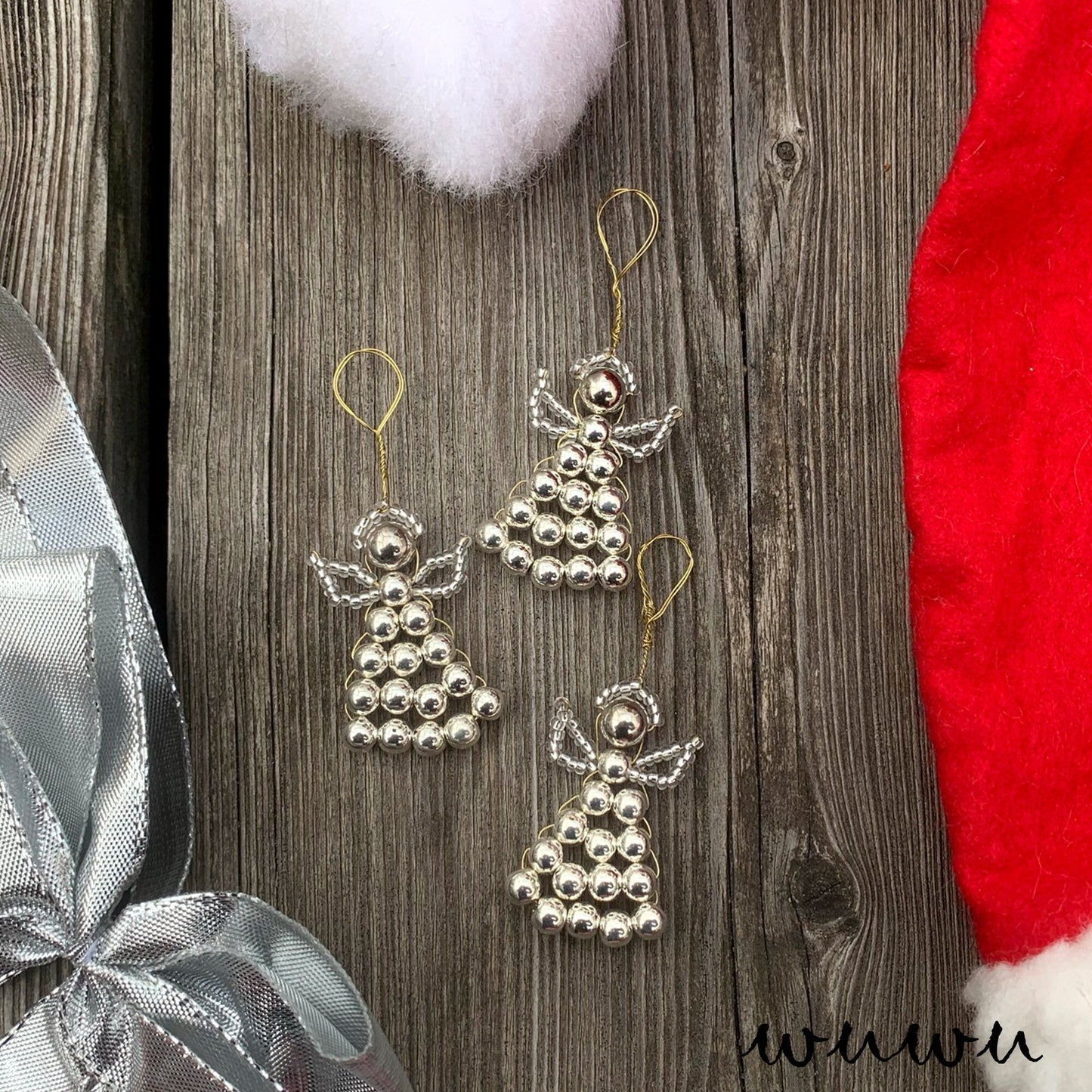 Engerl / 3 Stk. / kleiner Christbaumschmuck/ Paketanhänger / Weihnachten / wuwu