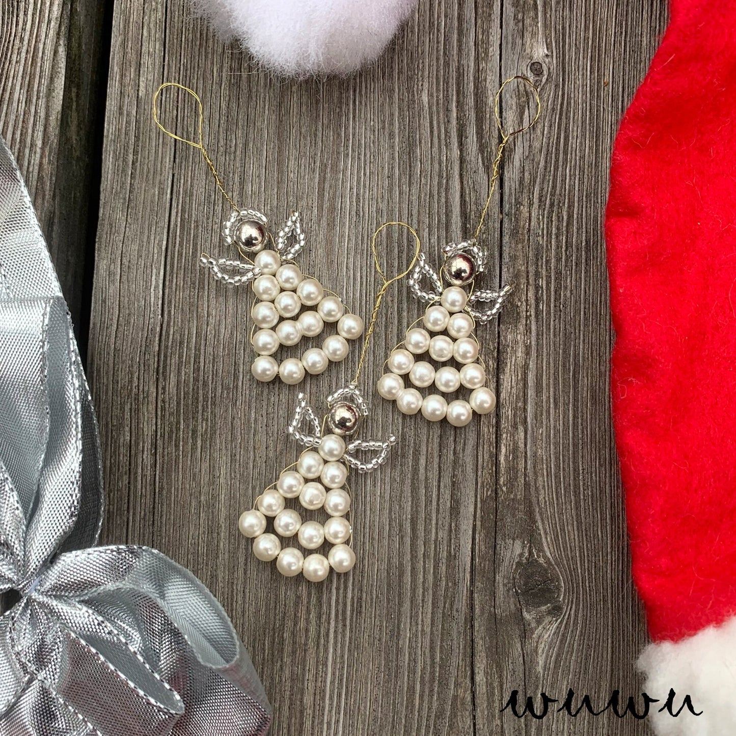 Engerl / 3 Stk. / kleiner Christbaumschmuck/ Paketanhänger / Weihnachten / wuwu