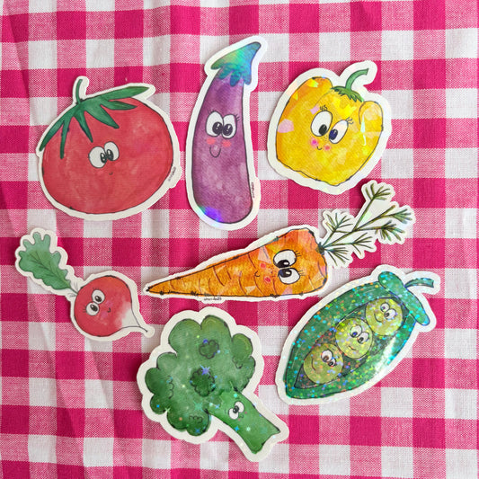 Gemüse | Sticker-Set
