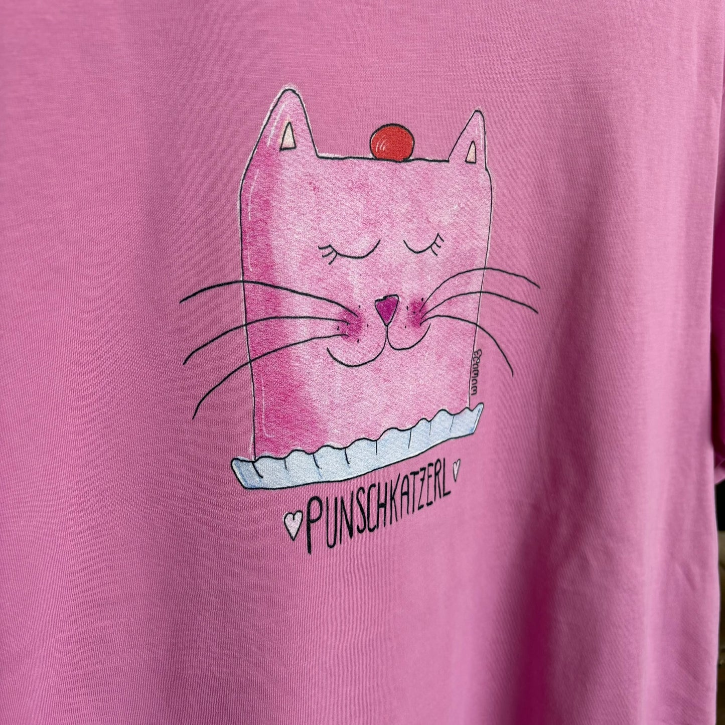 T-Shirt Damen Punschkatzerl