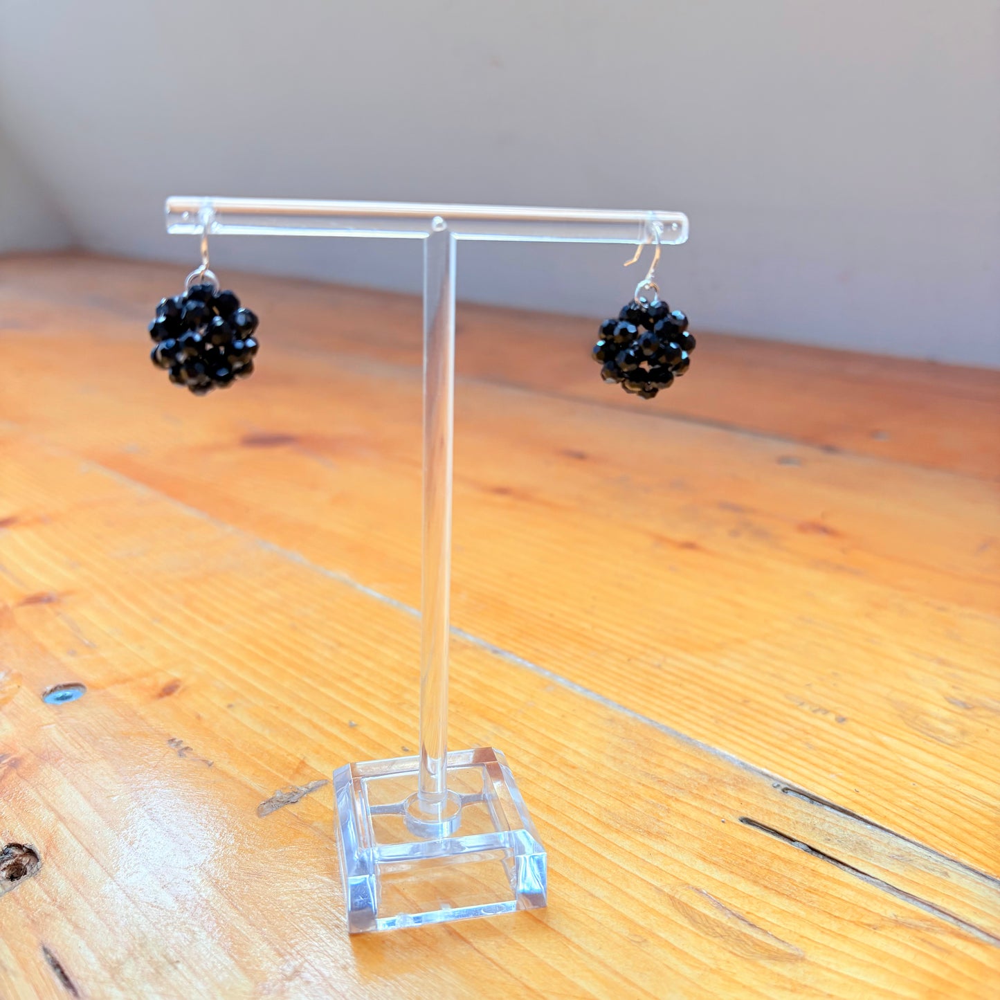 Ohrring Glasperlen Kugel