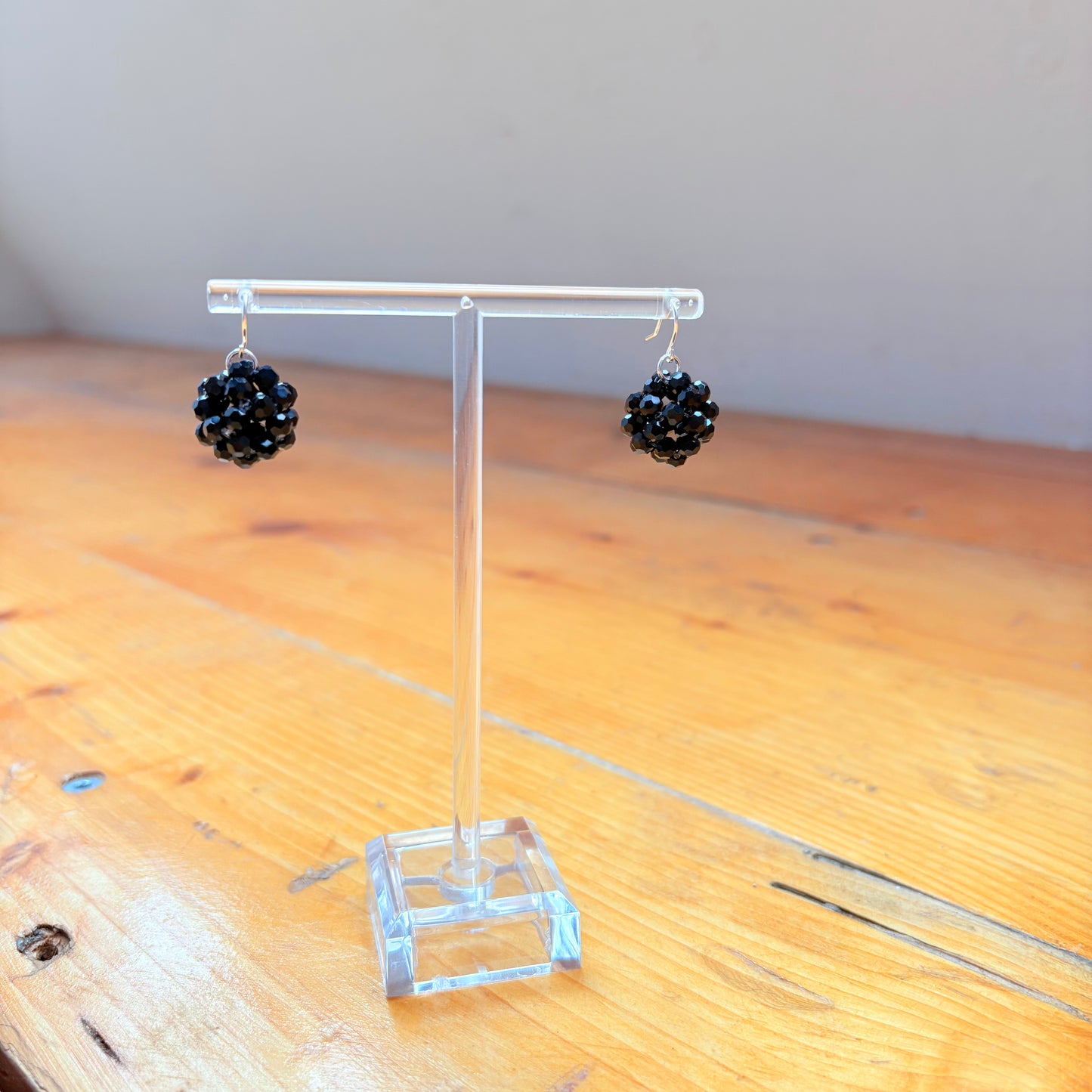 Ohrring Glasperlen Kugel