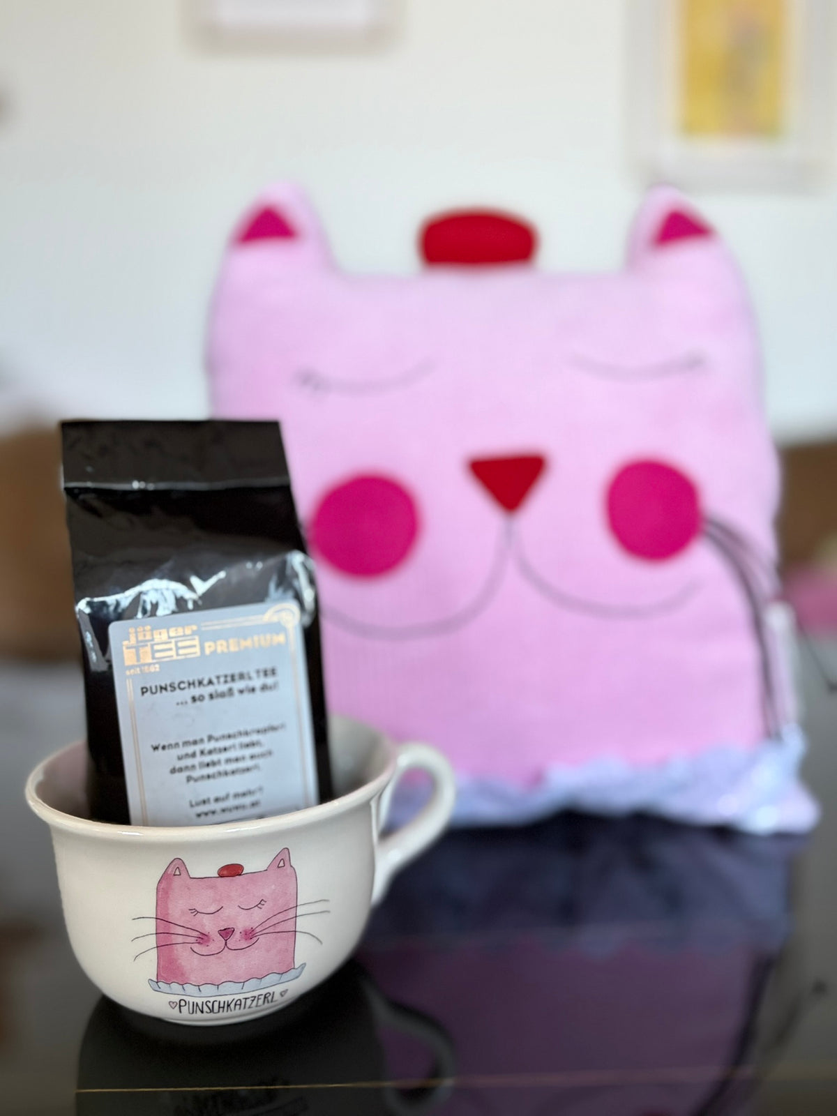 Punschkatzerl Kuschel Geschenkset mit Tee | Limitiert ♥