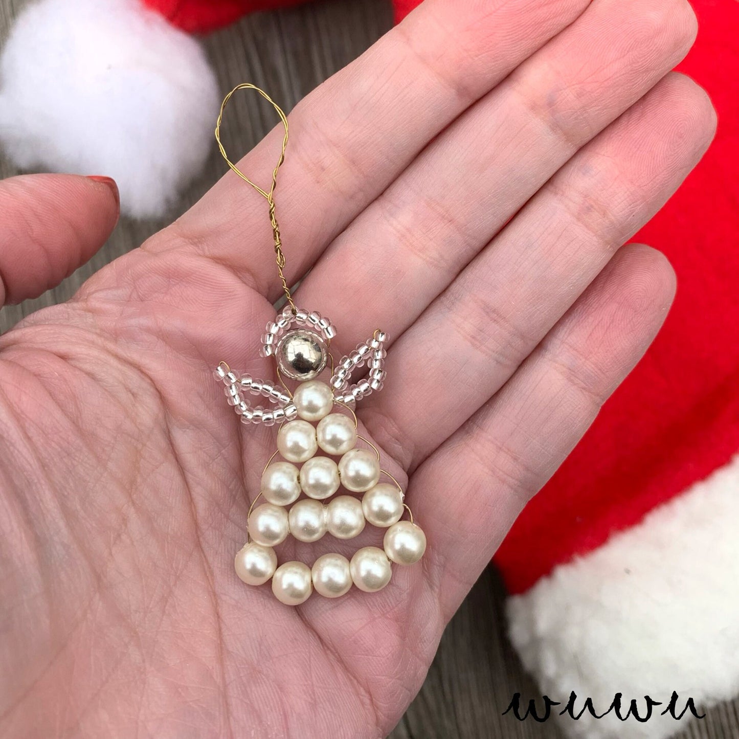 Engerl / 3 Stk. / kleiner Christbaumschmuck/ Paketanhänger / Weihnachten / wuwu